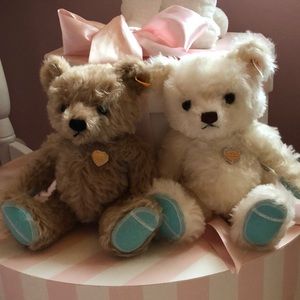 Tiffany Teddy bear set brown and white LOVE NFS